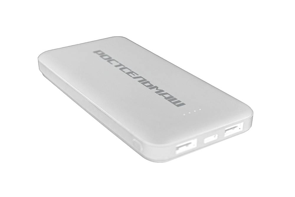 Внешний аккумулятор белый универсальный (PowerBank)