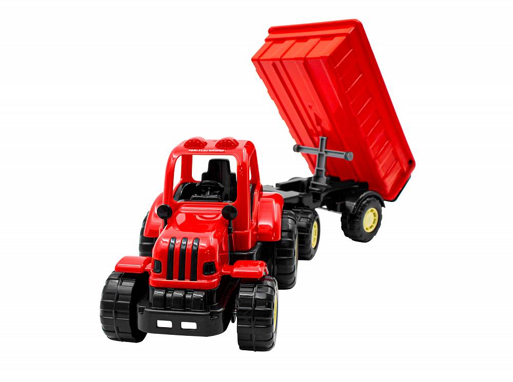 Трактор-игрушка с прицепом брендированный