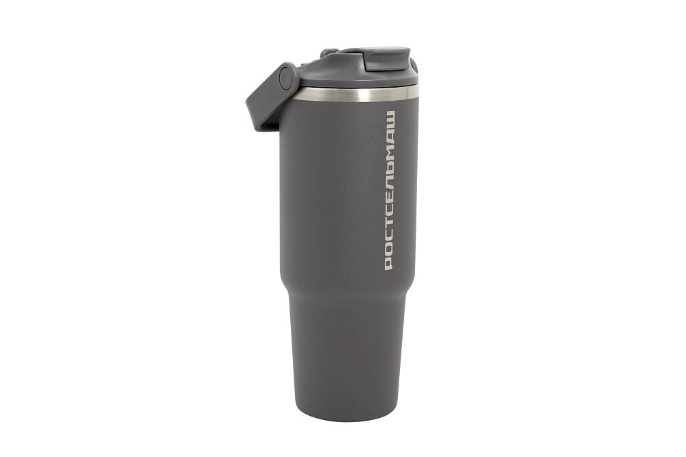 Термокружка брендированная серая - монтана 880мл