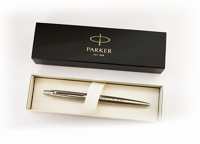Ручка Parker брендированная СЕРАЯ
